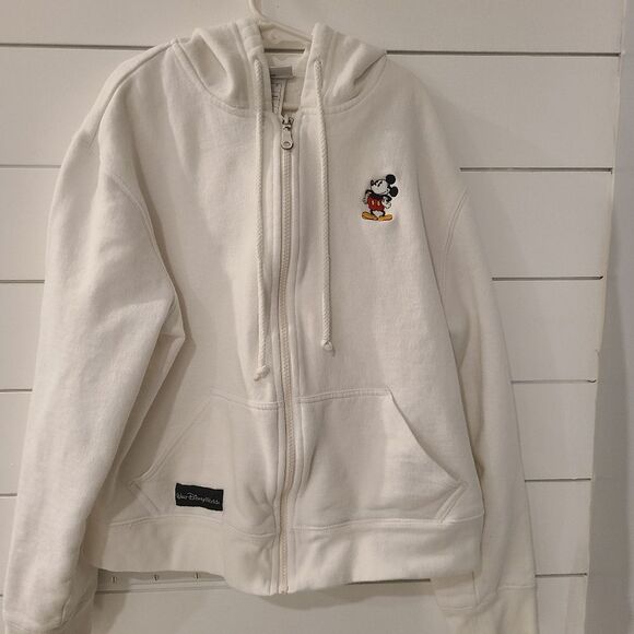 Walt Disney Workd Kids White Hoodie Jacket - Picture 1 of 6